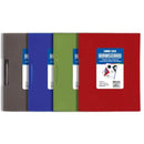 CLEAR FRONT REPORT COVERS W/ SWING LOCK.