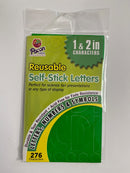 SELF ADHESIVE LETTERS STICKERS 1" & 2"- VERDE