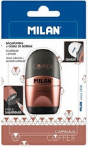 Sacapuntas + Goma de Borrar Milan- Copper