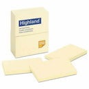 Highland Notes, 3 x 5, yellow, 12-Pads of 100/Pack of 1200