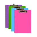PVC Standard Clipboard Bright Color w/ Low Profile Clip
