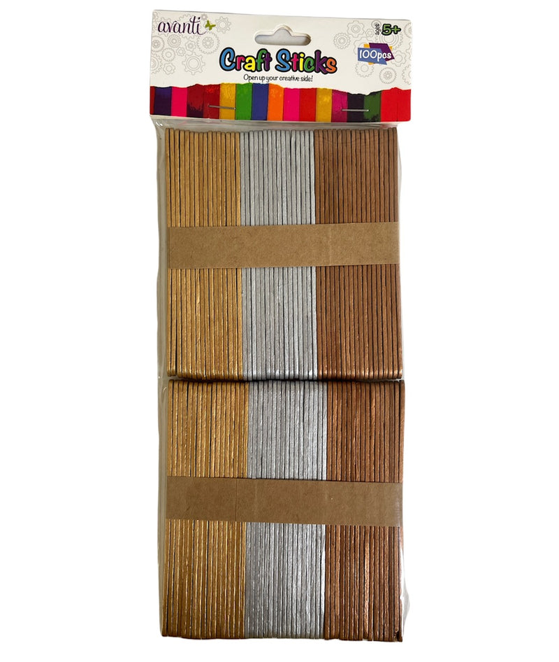 Metallic Craft Stick (100/Pack)