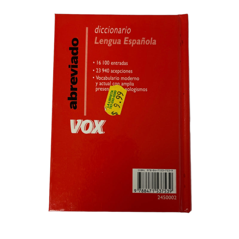 Diccionario VOX abreviado Lengua Española