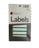FILE FOLDER LABELS - GREEN