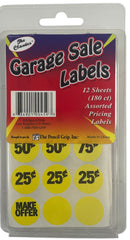GARAGE SALE LABELS