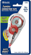 Correction Tape w/ Grip, Jumbo