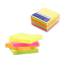 Sticky Notes, 3″ x 3”, 400 Cube- neon