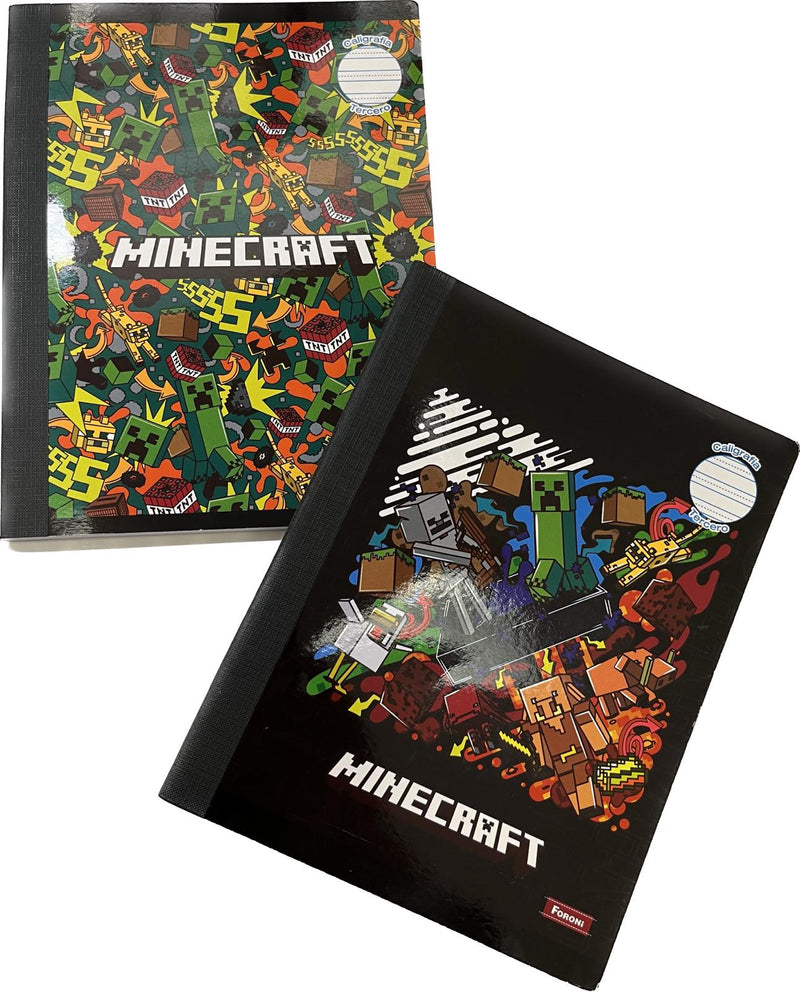 Libreta Caligrafia- Minecraft THIRD