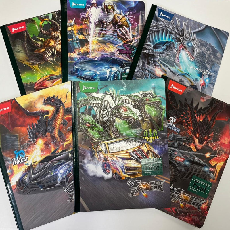 Libreta Caligrafia- STREET RACER FIRST