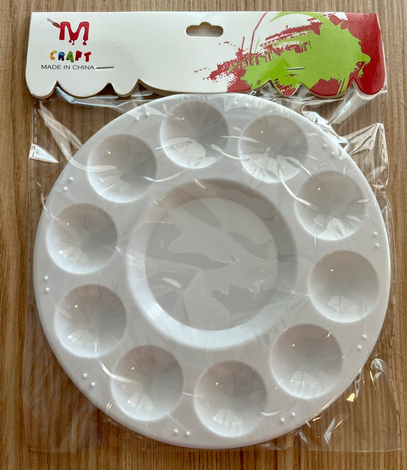 Paleta para pinturas circular