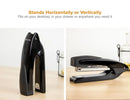 Antimicrobial Executive Stand Up Stapler, Black