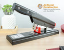 130-Sheet Antimicrobial Heavy Duty Stapler, Black