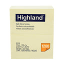 Highland Notes, 3 x 5, yellow, 12-Pads of 100/Pack of 1200