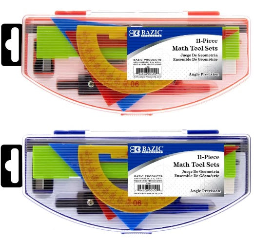 11 Pcs. Math Tool Sets