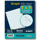 5 x 5 Quad Ruled 80 Sheets
